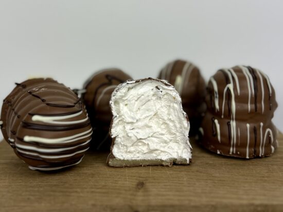 Karamelchokolade m. marcipan