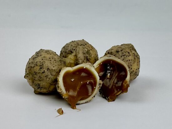 Hvid chokolade med lakridskaramel
