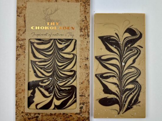 Dulcey chokolade m. Mørk chokolade og flagesalt fra THY.